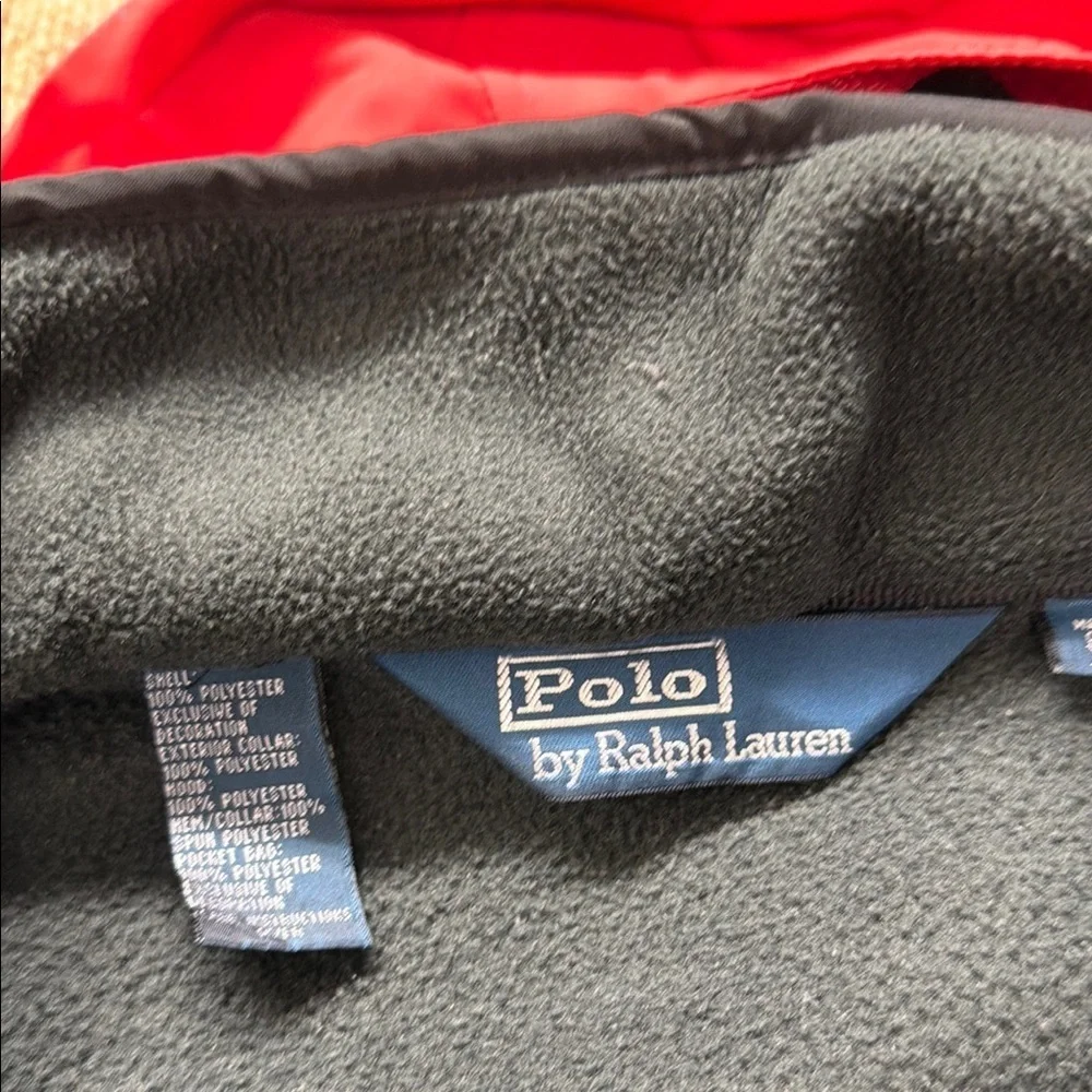 Polo Ralph Lauren Hoodie Mens X-LARGE Black Full Zip Sweater Activewear VTG